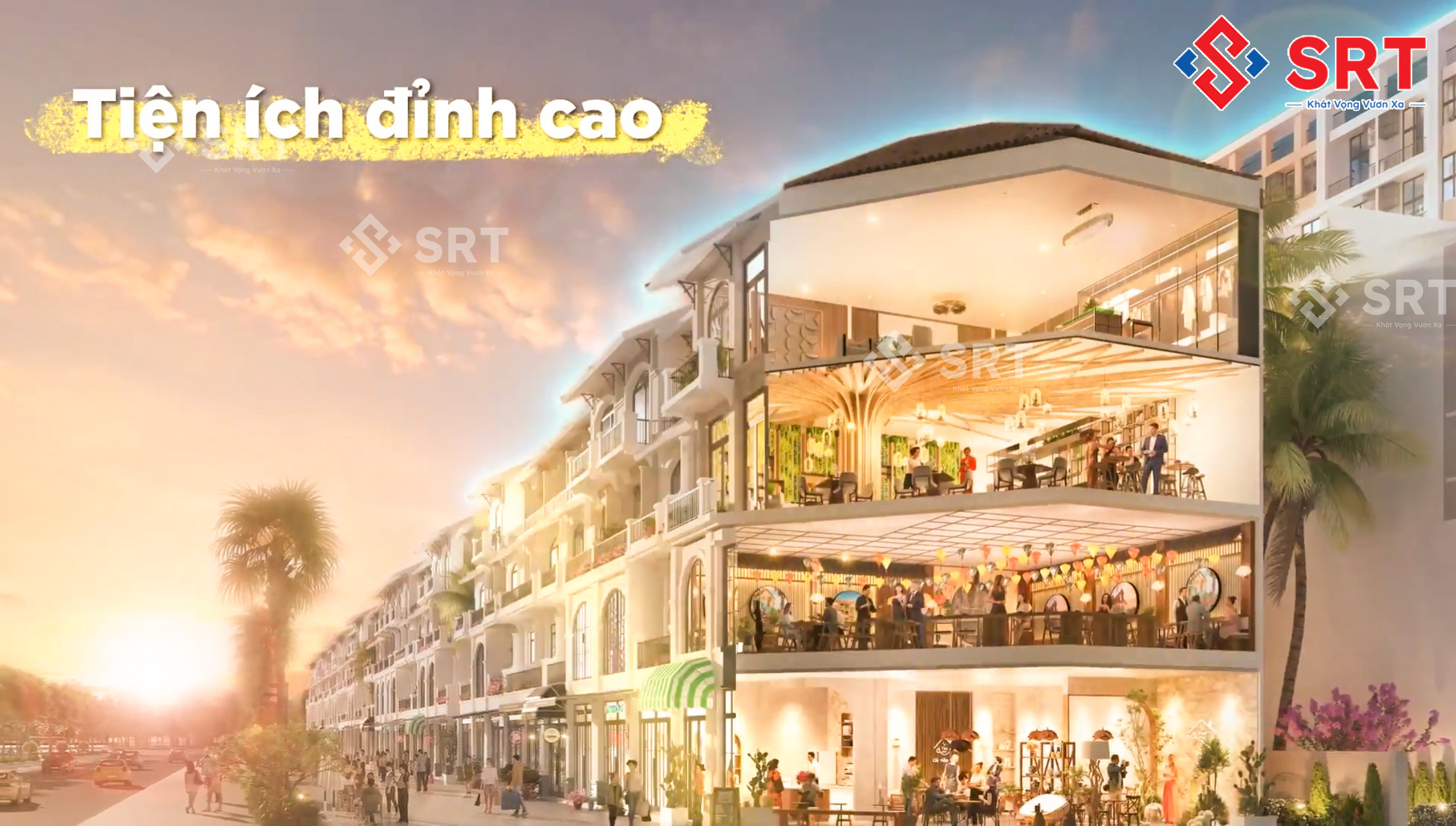 Shophouse nhà phố Sun Group Hà Nam đường 27m